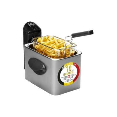 Image de Frifri Friteuse 2.5ltr 800 gr frites 2000 w ; manteau métal; 10 an 1900