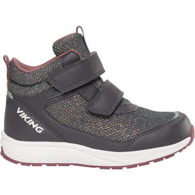 Afbeelding van Viking Goretex Bouncy Veterboots voor kinderen, Maat: 31, Charcoal Schoenen