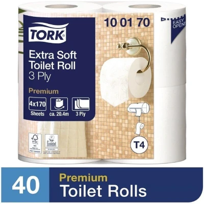 Afbeelding van Tork ultrazacht toiletpapier 40 rollen (40 stuks)