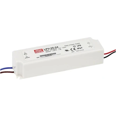 Afbeelding van Mean Well LPV 35 12 LED transformator Constante spanning 36 W 0 3 A V/DC Niet dimbaar, Overbelastingsbescherming 1 stuk(s)