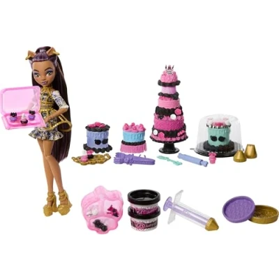 Afbeelding van Monster High SCARY SWEET BIRTHDAY CLAWDEEN WOLF Cake Kit, Modepop, Vrouw, 4 jaar, Meisjes, 150 mm, 292 g