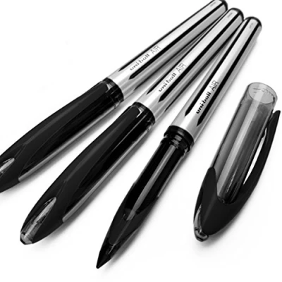 Afbeelding van Uni Ball UBA 188 L micro pennen met fijne punt, 0,7 mm, zwart, 3 stuks