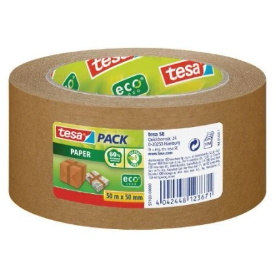 Afbeelding van Verpakkingstape Tesa 50mmx50m eco papier