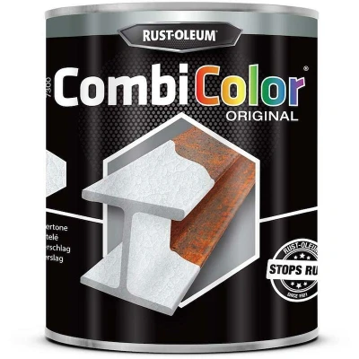 Afbeelding van Rust oleum Combicolor Hamerslag Wit 750 Ml