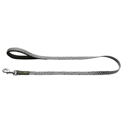 Afbeelding van Hunter Looplijn Convenience Reflect Grijs&amp;Reflectie Hondenriem 120x2.0 cm