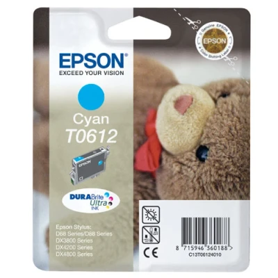 Afbeelding van Epson Inktcartridge T0612 blauw