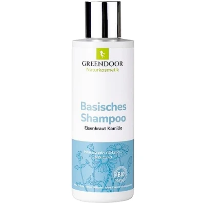 Afbeelding van GREENDOOR natuurlijke verbena shampoo, 200 ml, sulfaat/siliconenvrij, basishaarverzorging + biologische oliën zonder dierproeven, natuurlijk, biologisch afbreekbaar, geschikt voor buiten,