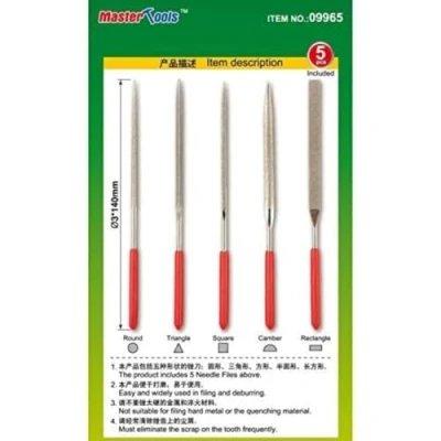 Afbeelding van MasterTools 09965 Diamant Vijlen Set 5 Stuks Gereedschap