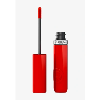Afbeelding van L&#039;Oréal Paris Infaillible Laque Resistance 415 Red Bisou Lippenstift Lak glans finish Tot 16 uur* langhoudend 1 ST