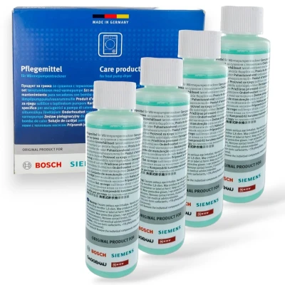 Afbeelding van Ensembles De Nettoyage Bosch Siemens 00312111 lave linge onderhoudsset voor warmtepompdrogers, 4X 125ML