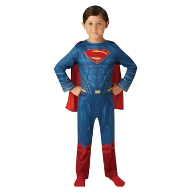 Afbeelding van Rubie&#039;s Verkleedpak Justice League Superman Junior Blauw Mt 122