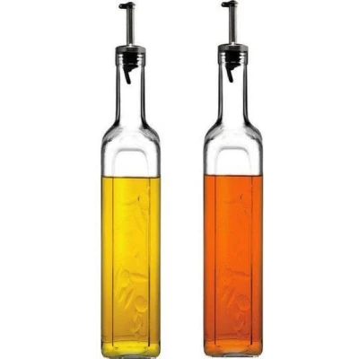 Afbeelding van Homemade Olie en Azijnset Glas 2st 500ml