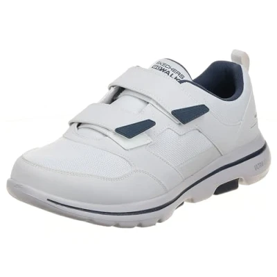 Afbeelding van Skechers Go Walk 5 Wistful Sportschoenen voor heren met haak en luchtgekoelde schuimring, Marinewit
