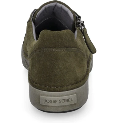 Afbeelding van Josef Seibel Sneakers laag, Dames, Maat: 36, Moos Veloursleer