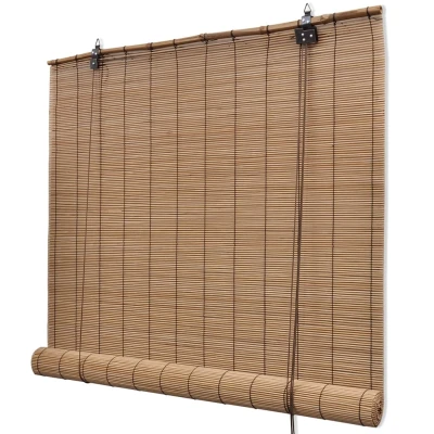Afbeelding van Rolgordijn 150x220 cm bamboe bruin