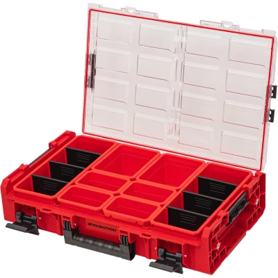 Afbeelding van Toolbrothers RHINO XXL Organiser ULTRA Hoogte XL Boxen Custom 582 x 387 131 mm 13,5 l IP66 met 8 inlays en 6 vakverdelingen