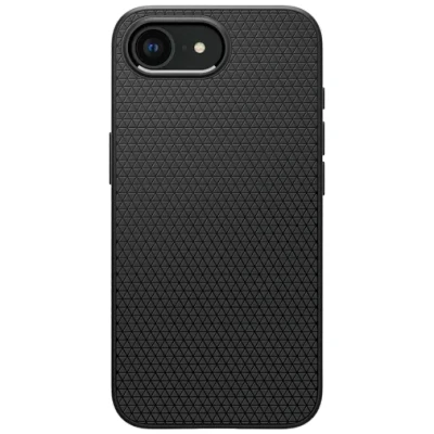 Afbeelding van Spigen Coque pour iPhone 16e, Liquid Air MagFit, [Surface Antidérapante] Noir Mat