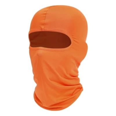 Afbeelding van Fuinloth bivakmuts, skimasker, motormasker, halsdoek, helm, met uv bescherming, voor heren en dames, Oranje