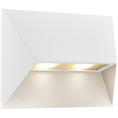 Afbeelding van Nordlux Pontio 27 Wandlamp Aluminium Wit Geschikt voor 2x GU10