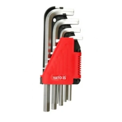 Afbeelding van YATO YT 0508 Haakse schroevendraaierset Chroom vanadium staal 10