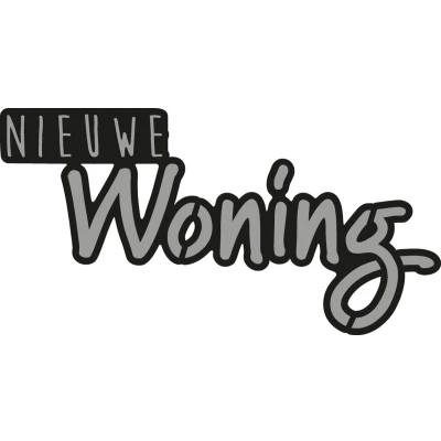 Afbeelding van APR Craftables stencil nieuwe woning