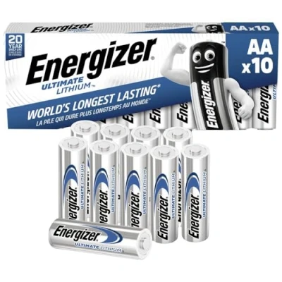 Afbeelding van Energizer batterijen Ultimate Lithium AA/L91, pak van 10 stuks