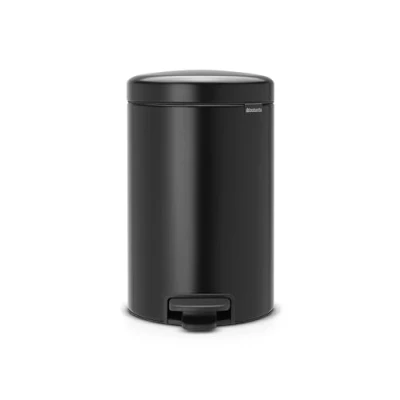 Image de Poubelle Newlcon 12 L Noir mat Brabantia Métal