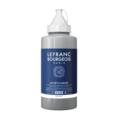 Image de Peinture Acrylique en bidon argent 750ml Lefranc &amp; Bourgeois