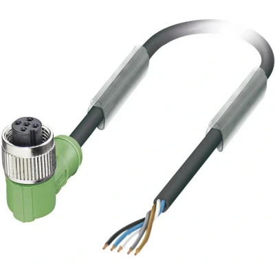 Afbeelding van Phoenix Contact 1669851 Sensor/actuator connector, geassembleerd M12 Aantal polen: 5 Bus, haaks 1.50 m 1 stuk(s)