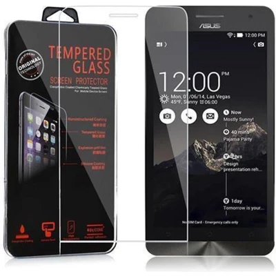 Afbeelding van Cadorabo Screenprotector geschikt voor Asus ZenFone 6 Pantser film Beschermende in KRISTALHELDER Geharde (Tempered) display beschermglas 9H hardheid met 3D Touch