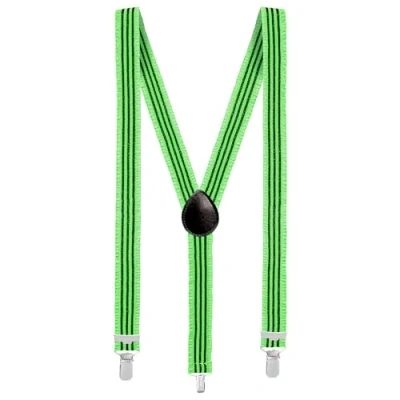 Afbeelding van Boland Bretels Ruches neon Groen Volwassenen Unisex