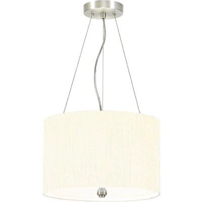 Afbeelding van Landelijke Hanglamp Steady Lighting Metaal Landelijk E27 L: 35.6cm Voor Binnen Woonkamer Eetkamer Zilver