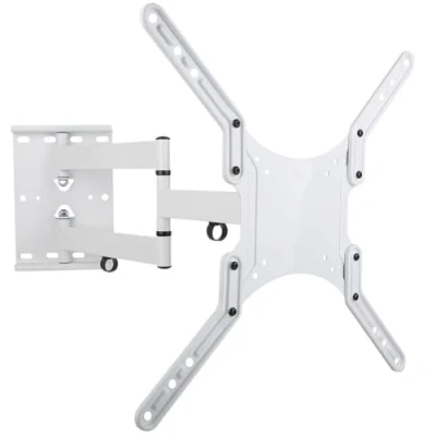Image de TECHly Support Ultra mince pour TV LCD blanc Taille d&#039;écran : 23&quot; 55&quot; Interface de montage jusqu&#039;à 400 x mm montable sur mur