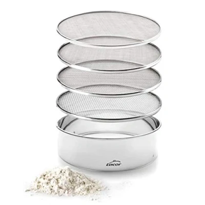 Afbeelding van Lacor_683404 ZEEF 4 VERWISSELBARE MAZEN 20 CM,Zilver