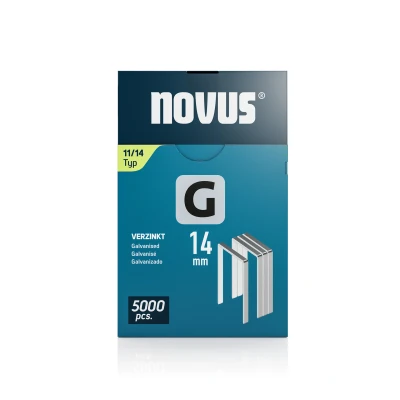 Afbeelding van Novus Tools 042 0769 Nieten met plat draad Type 11 5000 stuk(s) Afm. (l x b h) 14 10.6 mm