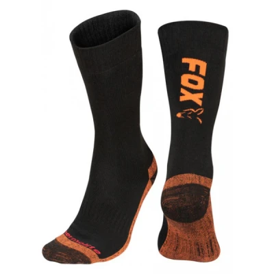 Image de Fox Black/Orange Thermolite Long Sock (44 47) Chaussettes pêche