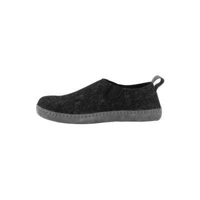 Afbeelding van Travelin Inhome Pantoffels, Dames, Maat: 36, Dark grey Wol