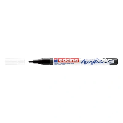 Image de Edding 5300 marqueur acrylique (1 2 mm ogive) noir foncé