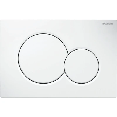 Afbeelding van Geberit Sigma01 bedieningsplaat, voor 2 toets spoeling afdekplaat