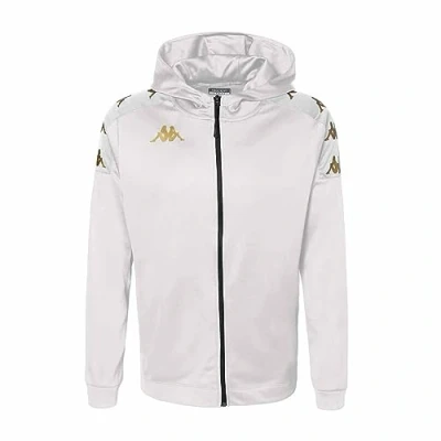 Afbeelding van Kappa Grevolo Sweatshirt Met Volledige Rits Wit 4XL Man