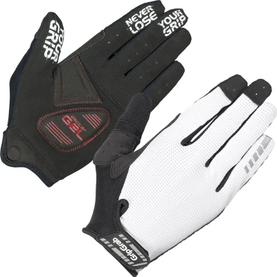 Afbeelding van GripGrab SuperGel XC Padded Lange Vinger Zomer MTB Gravel Fietshandschoenen met Padding Wit Unisex Maat XL