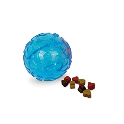 Afbeelding van Nobby TPR Hondenspeelgoed snackbal Blauw Ø 8 cm