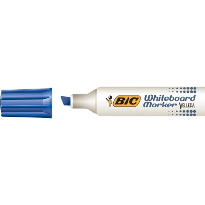 Afbeelding van Viltstift Bic Velleda 1781 whiteboard schuin large blauw