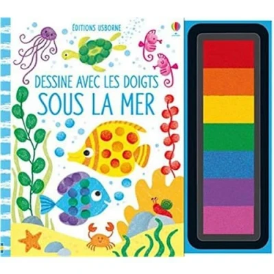 Afbeelding van Sous la mer dessine avec les doigts