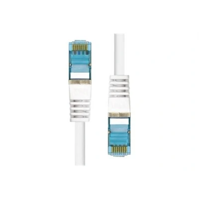 Image de ProXtend Cordon de raccordement RJ 45 (M) pour 7 m 6 mm S/FTP CAT 6a IEEE 802.3at sans halogène, moulé, crochet, bloqué blanc