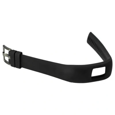 Afbeelding van vhbw Reservearmband compatibel met Garmin Vivofit 4 fitnesshorloge 23 cm zwart siliconen