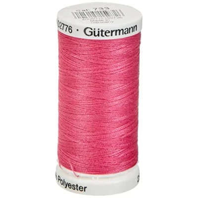 Afbeelding van Gutermann 0733 naaigaren, polyester, 250 m, 5,5 x 2,7 cm, felroze