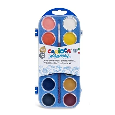 Afbeelding van CARIOCA Watercolors 12 stuk(s) Multi verf op waterbasis (41 cm, 47,5 23,5 18,4 kg, 144 stuk(s), stuk(s))