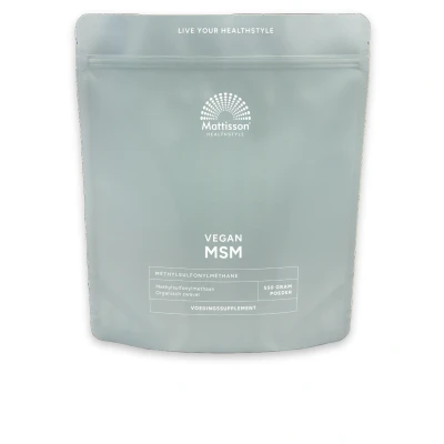 Afbeelding van Mattisson vegan msm poeder pure 550g