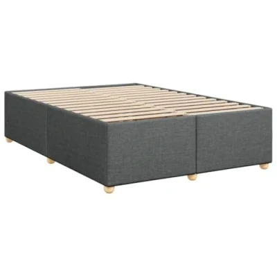 Afbeelding van Bedframe stof donkergrijs 160x200 cm